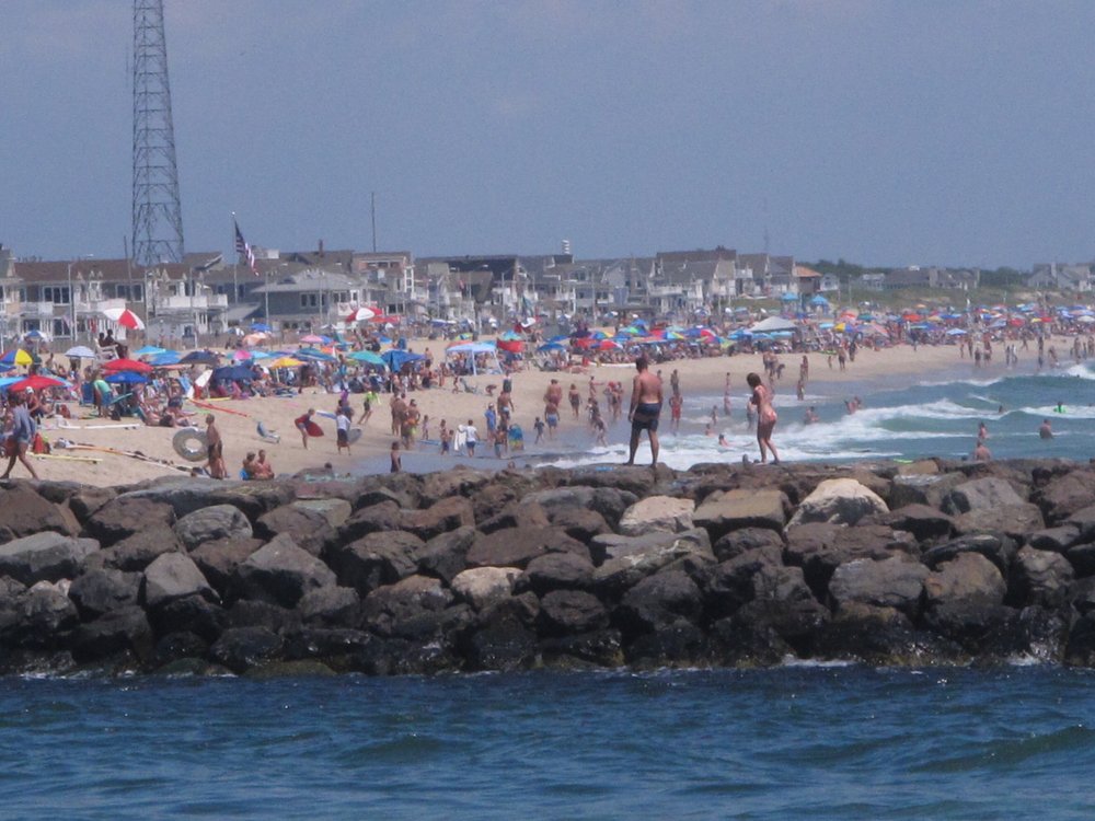 Crowds at Jersey Shore